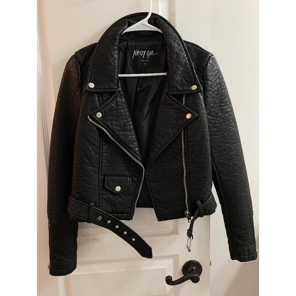 Nasty Gal Jackets & Blazers - Nasty Gal Vegan Leather Jacket / XS
